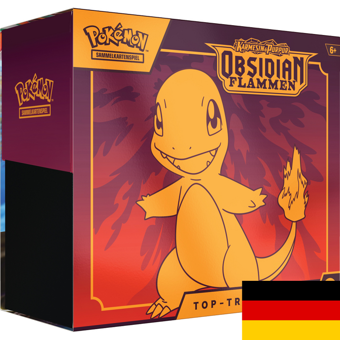 Pokemon Obsidian Flammen Top Trainer Box Karmesin und Purpur 3.0 Deutsch